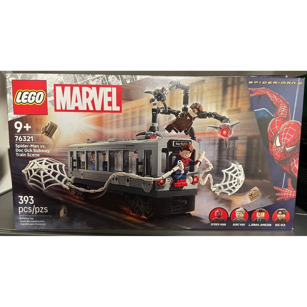 LEGO/ MARVEL SPIDER MAN vs. DOC OCK SUBWAY TRAIN SCENE / 76321 / NEW / SEALED